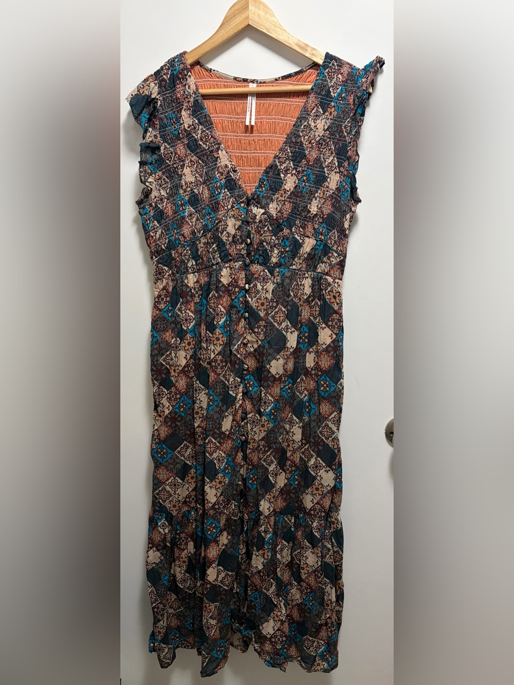 Anthropologie "The Peregrine" Midi Dress Women’s Size Large - Picture 2 of 11